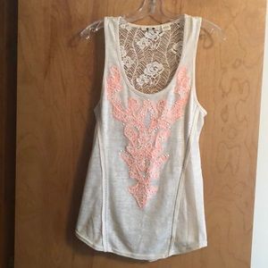 Miss Me Lace Tank Top